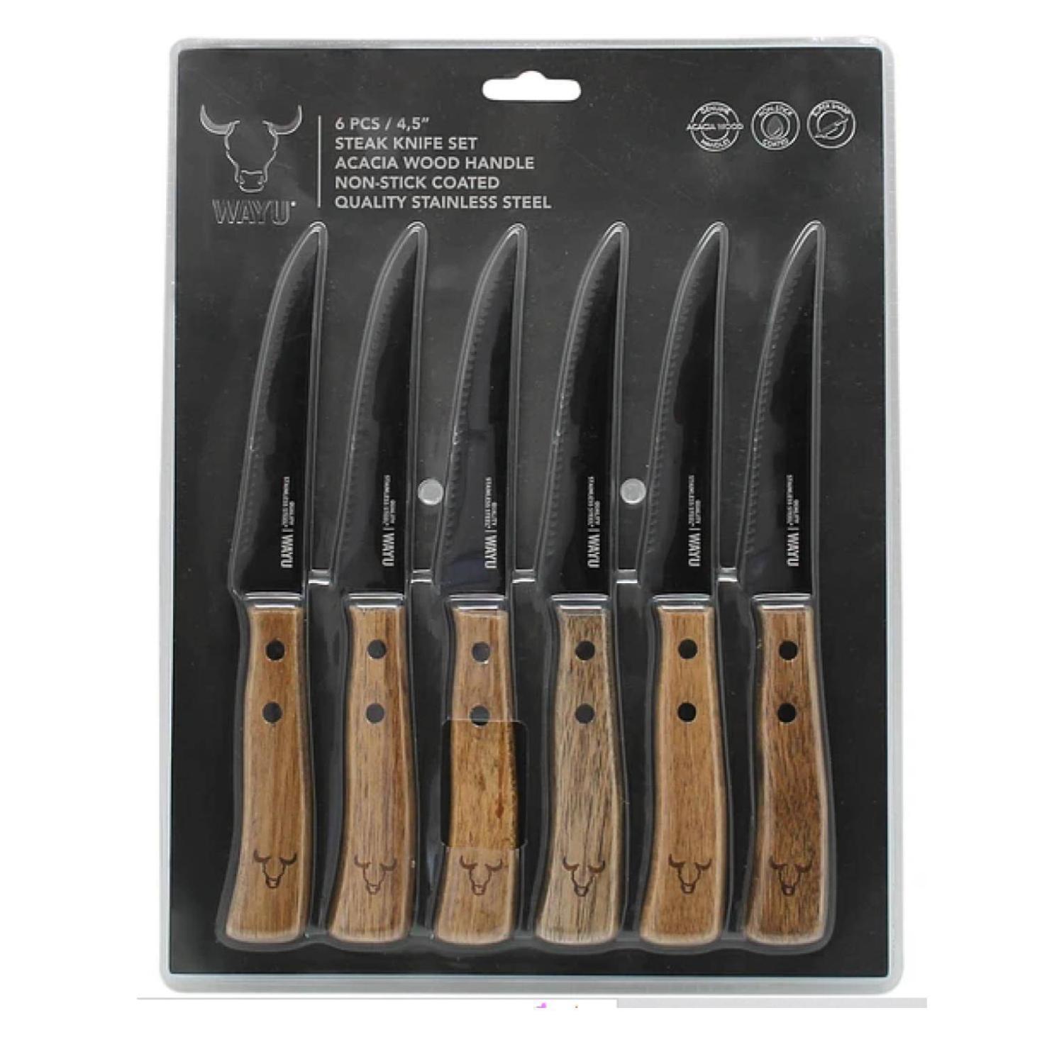 Set 6 Cuchillos PRM Wayu
