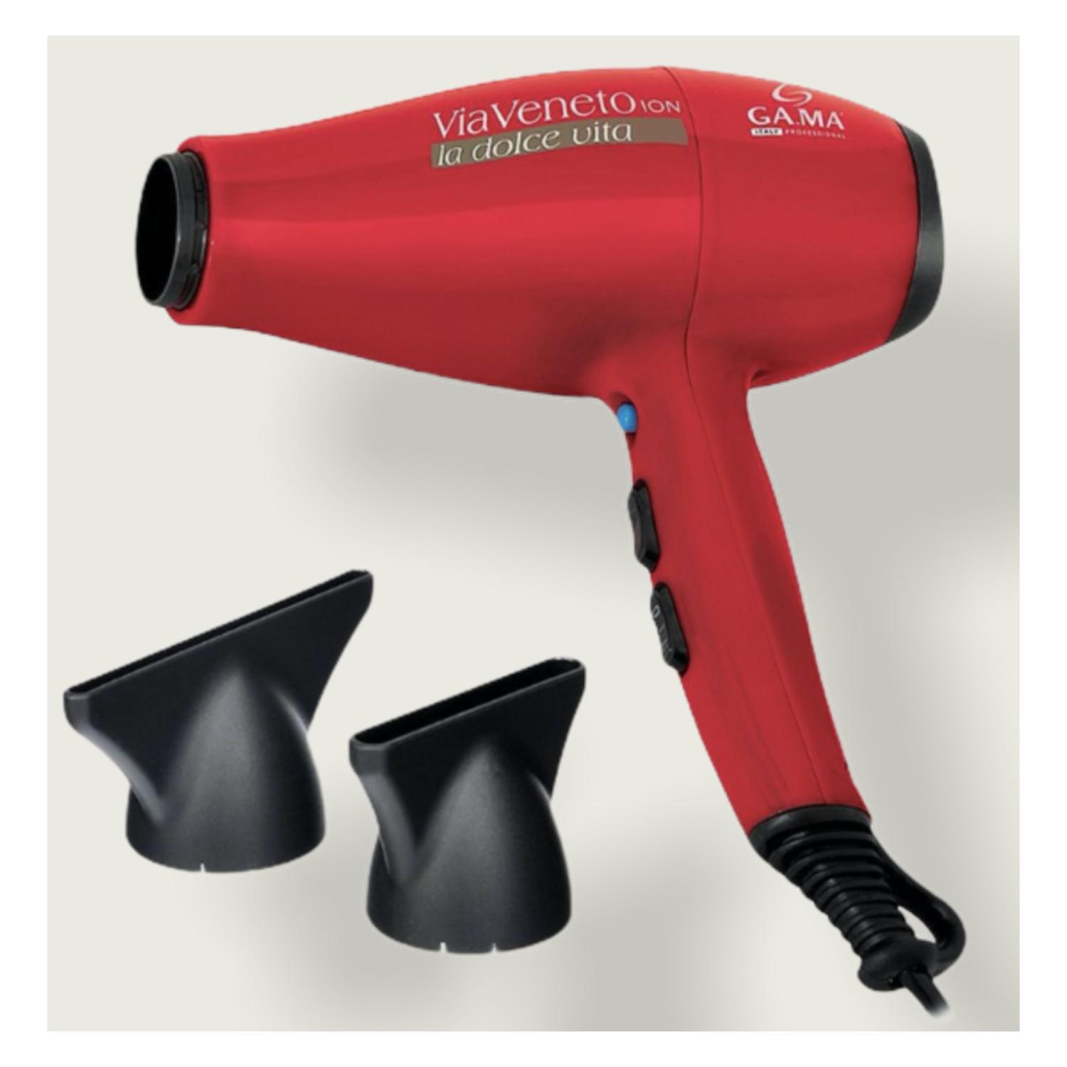 Secador De Pelo Gama Via Veneto Rojo Ion