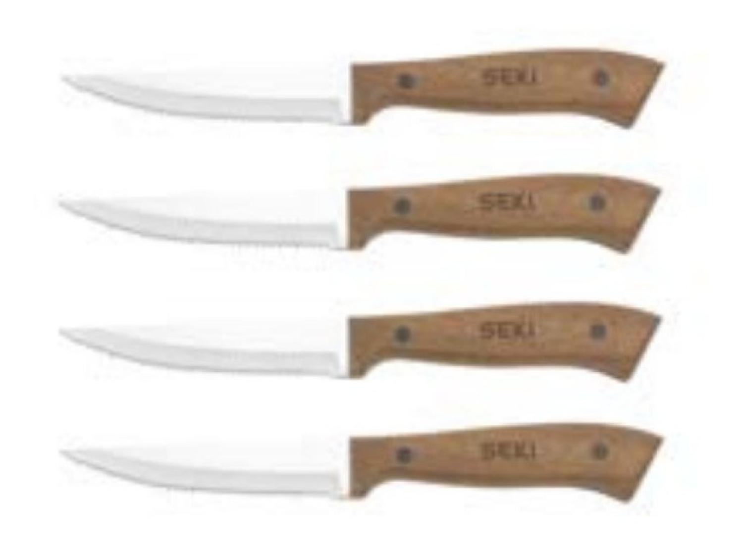 Pack 4 Cuchillos De Mesa En Acero