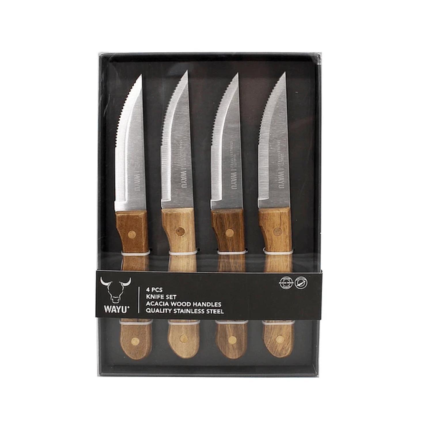 Set 4 Cuchillos Prm Wayu